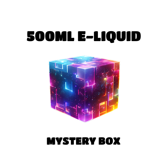 500ml E-liquid MYSTERY BOX + Nic Shots