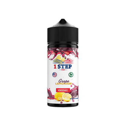 1 Step CBD 1000mg CBD E-liquid 120ml