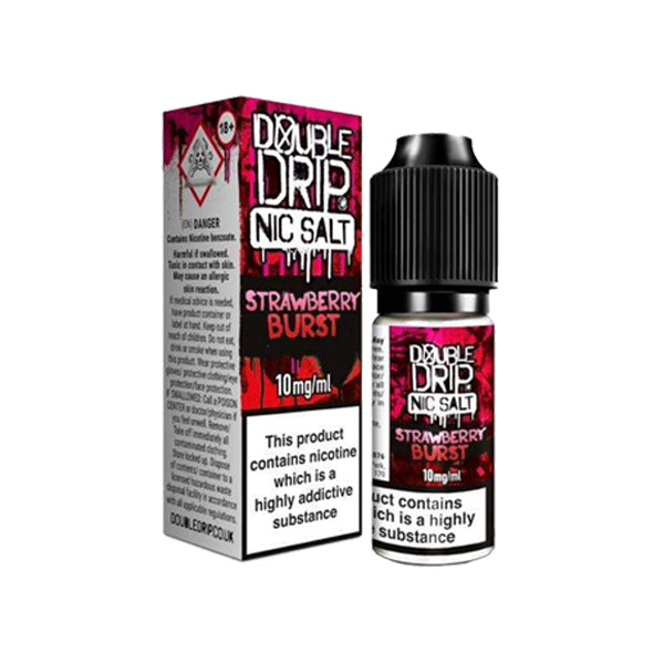 20MG Double Drip 10ML Flavoured Nic Salts E Liquid