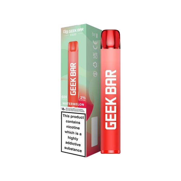 20mg Geekvape Geek Bar E600 Disposable Vape Device 600 Puffs