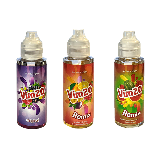 Vim20 100ml E-liquid 0mg (50VG/50PG)