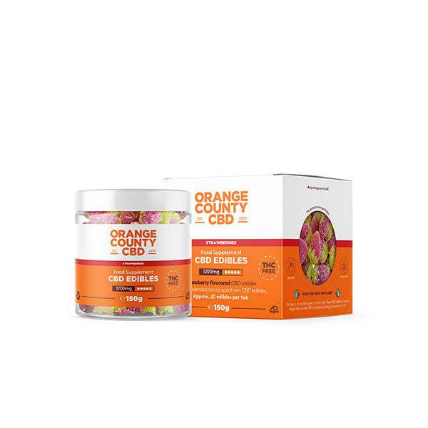 Orange County CBD 1200mg Gummies - Small Pack