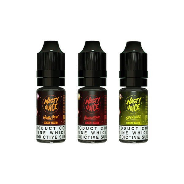 Nasty 50/50 18mg 10ml E-Liquids (50VG/50PG)