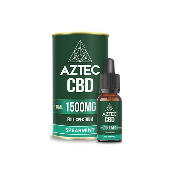 Aztec CBD Full Spectrum Hemp Oil 1500mg CBD 10ml