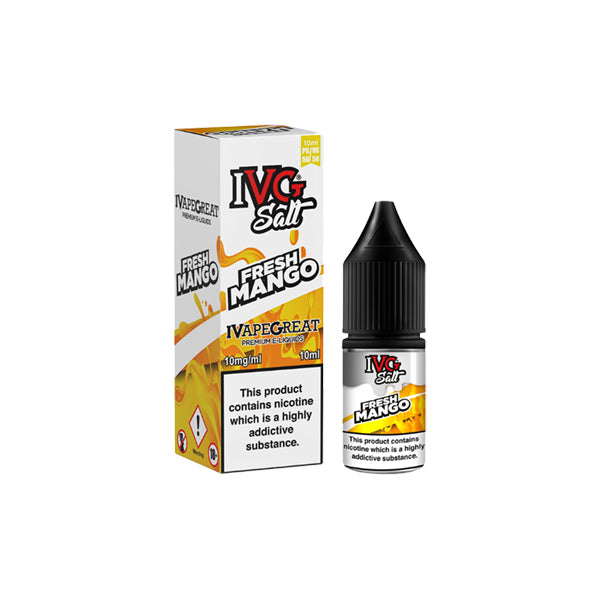 New! IVG Salt 20mg 10ml Nic Salt (50VG/50PG)