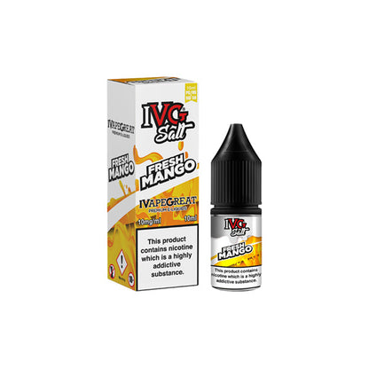 New! IVG Salt 20mg 10ml Nic Salt (50VG/50PG)