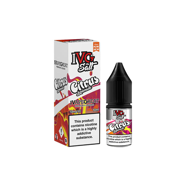 New! IVG Salt 10mg 10ml Nic Salt (50VG/50PG)