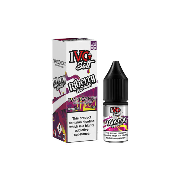 New! IVG Salt 10mg 10ml Nic Salt (50VG/50PG)