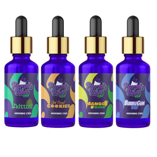 Purple Dank CBD 4800mg Terpene Flavoured Full-Spectrum CBD Oil 30ml (BUY 1 GET 1 FREE)