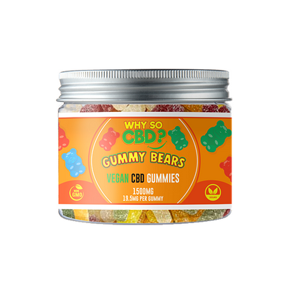 Why So CBD? 1500mg CBD Small Vegan Gummies - 11 Flavours