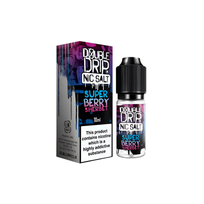 20MG Double Drip 10ML Flavoured Nic Salts E Liquid