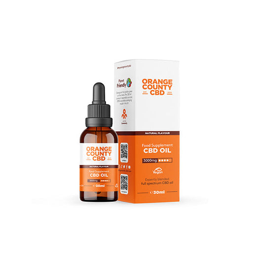 Orange County CBD 3000mg 30ml MCT Oil - Organic Coconut Oil