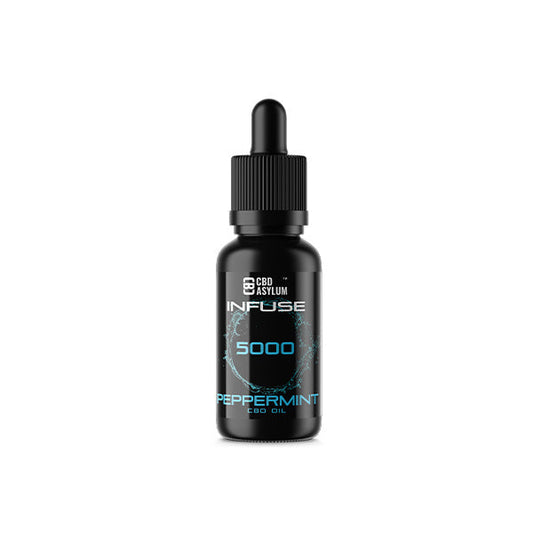 CBD Asylum Infuse 5000mg CBD Peppermint Oil - 30ml  (BUY 1 GET 2 FREE)