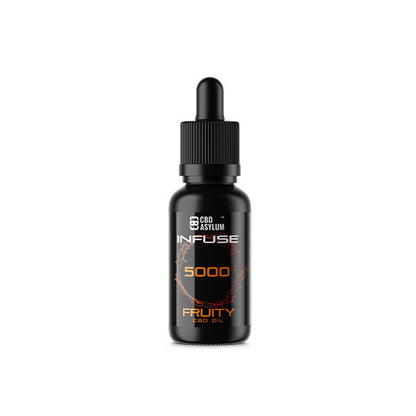 CBD Asylum Infuse 5000mg CBD Fruity Oil - 30ml  (BUY 1 GET 2 FREE)