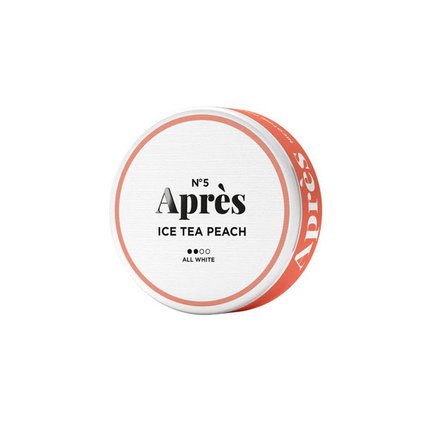 Après 8mg Ice Tea Peach Nicotine Snus Pouches 20 Pouches