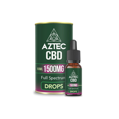 Aztec CBD Full Spectrum Hemp Oil 1500mg CBD 10ml